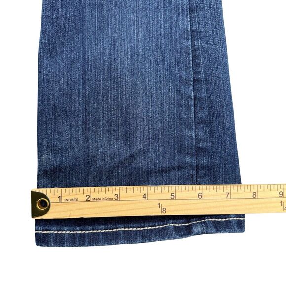Miss Me Jeans Size 25 Signature Low Rise Slim Boot Flap Pocket Rhinestones - Picture 14 of 16
